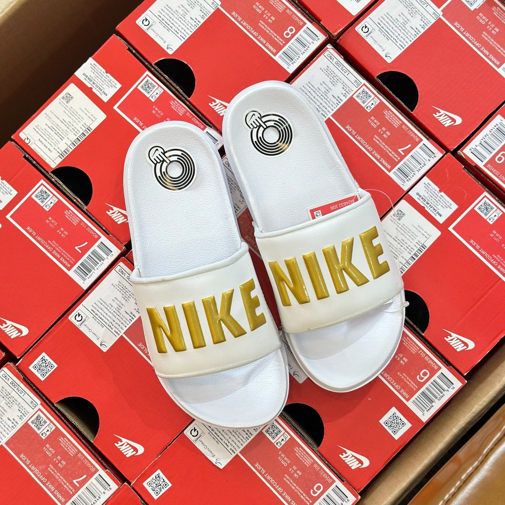 Nike OffCourt White Metallic Gold BQ4632 106