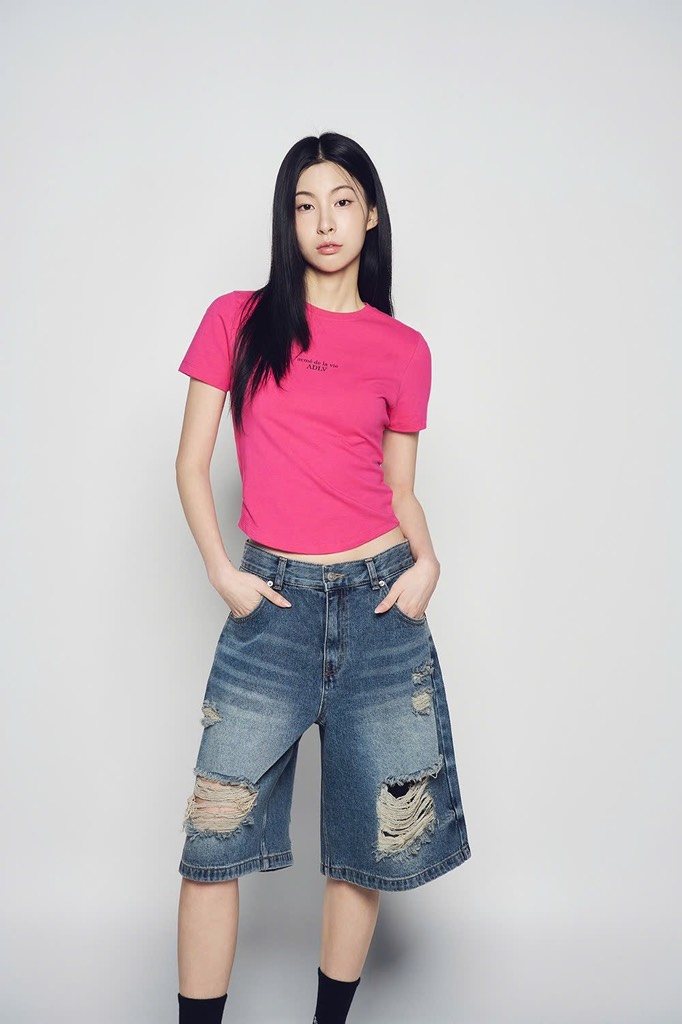 Áo ADLV Baby Tee Pink