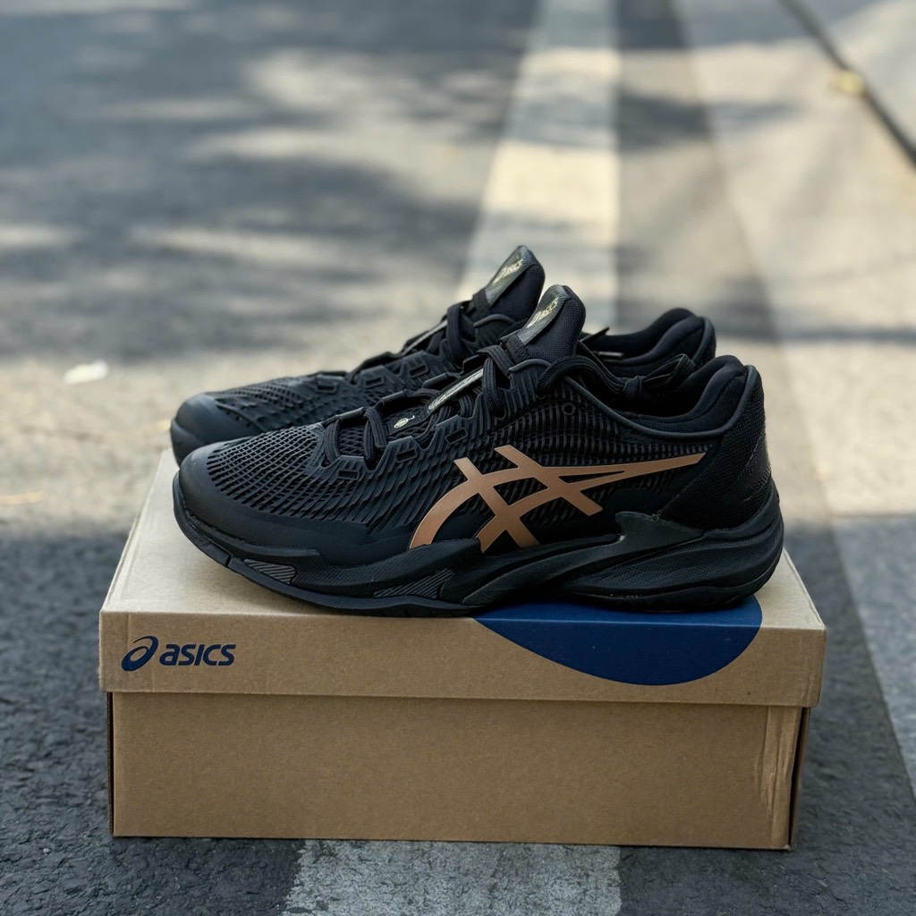 Giày Asics COURT FF 3 NOVAK NIGHT ENERGY BLACK GOLD