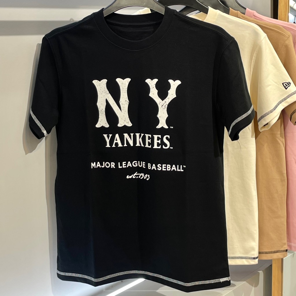 Áo New Era Đen NY Viền Trắng 14539993