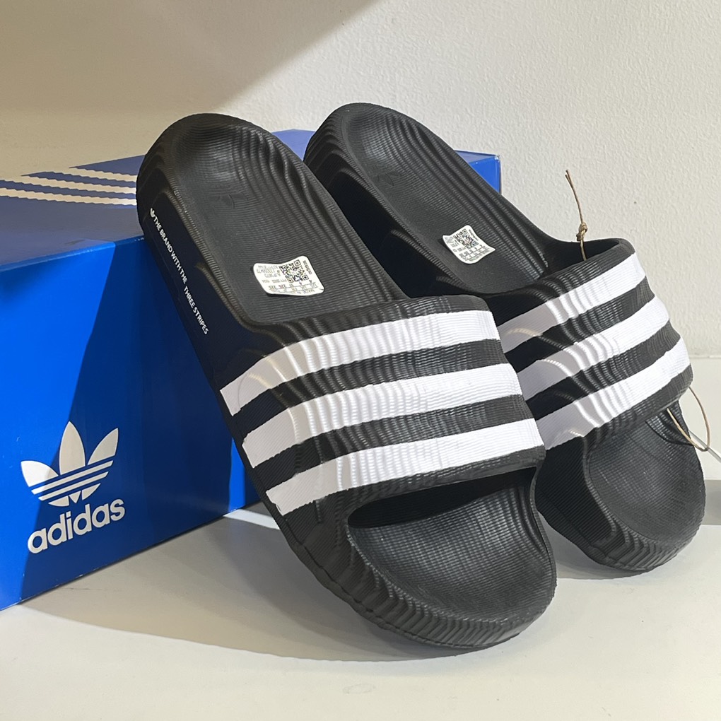 Dép Adidas Adilette 22 Black/White