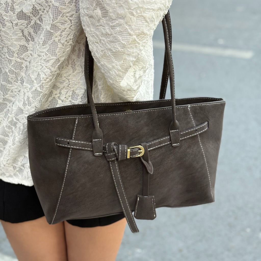 Túi Posh Blue Seoul Korea Grey