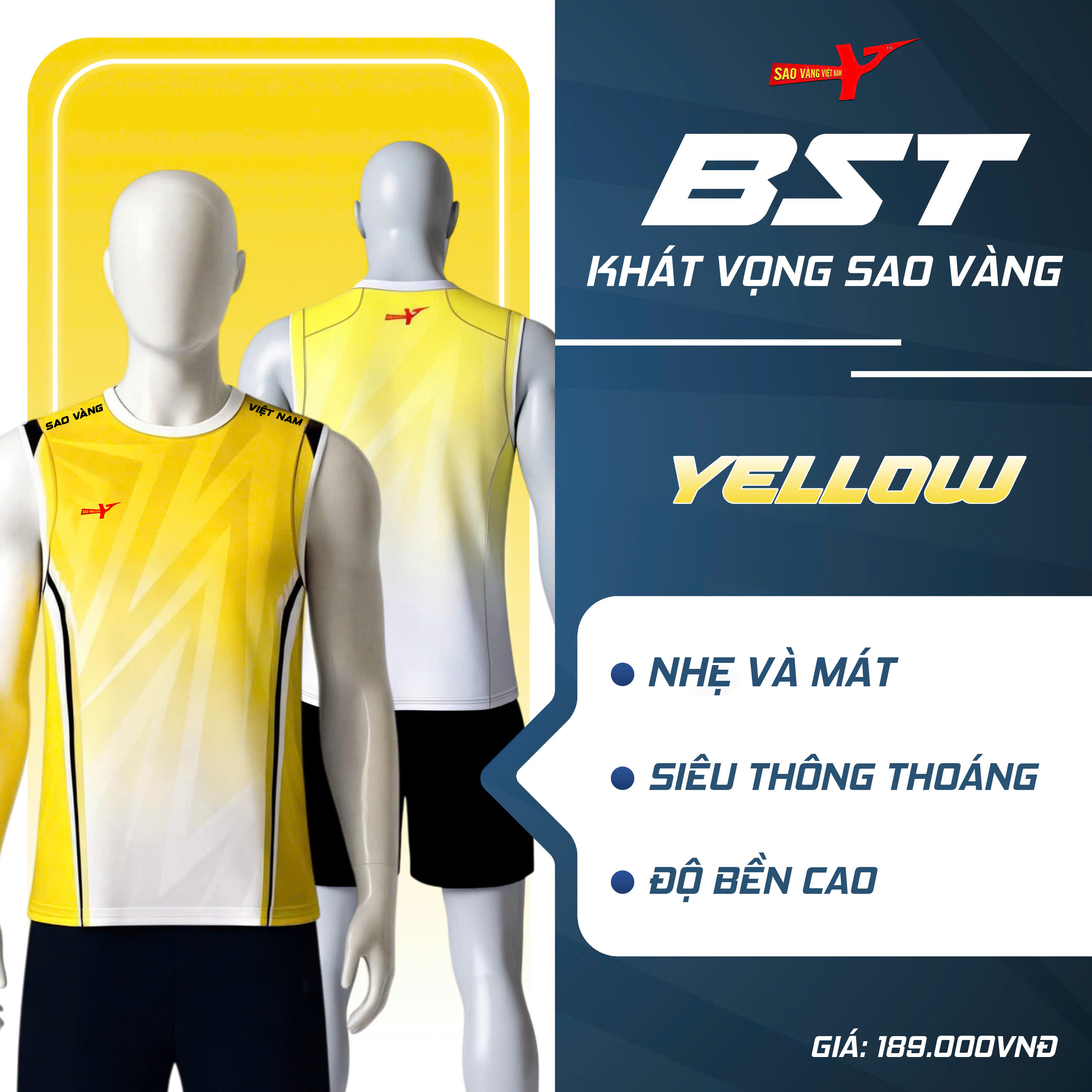 BỘ QUẦN ÁO BÓNG CHUYỀN - KHÁT VỌNG SAO VÀNG