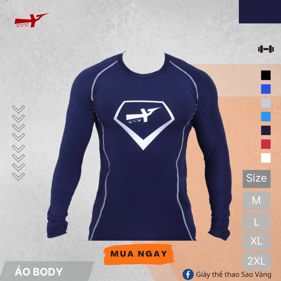 ÁO BODY GIỮ NHIỆT MÀU XANH THAN