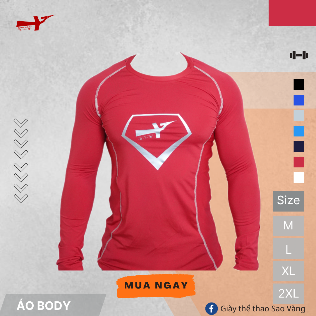 ÁO BODY GIỮ NHIỆT MÀU ĐỎ