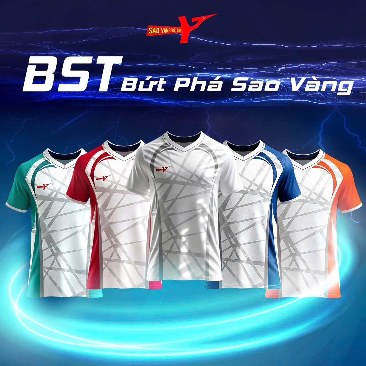BỨT PHÁ SAO VÀNG - QUẦN ÁO BÓNG CHUYỀN