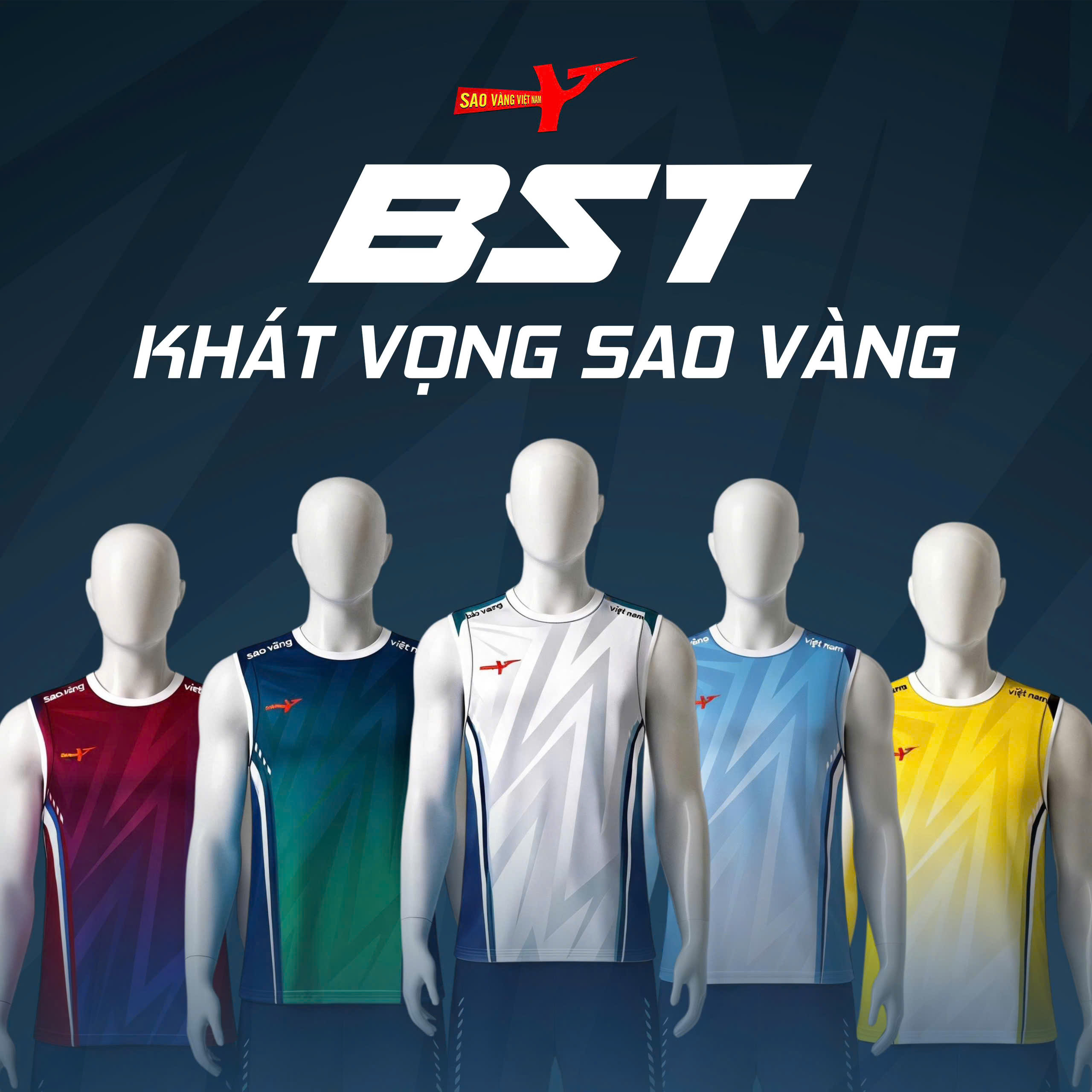 BỘ QUẦN ÁO BÓNG CHUYỀN - KHÁT VỌNG SAO VÀNG