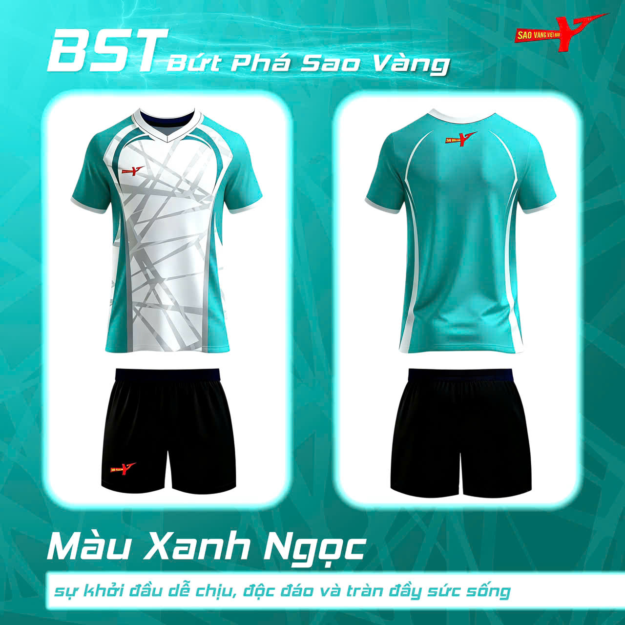 BỨT PHÁ SAO VÀNG - QUẦN ÁO BÓNG CHUYỀN