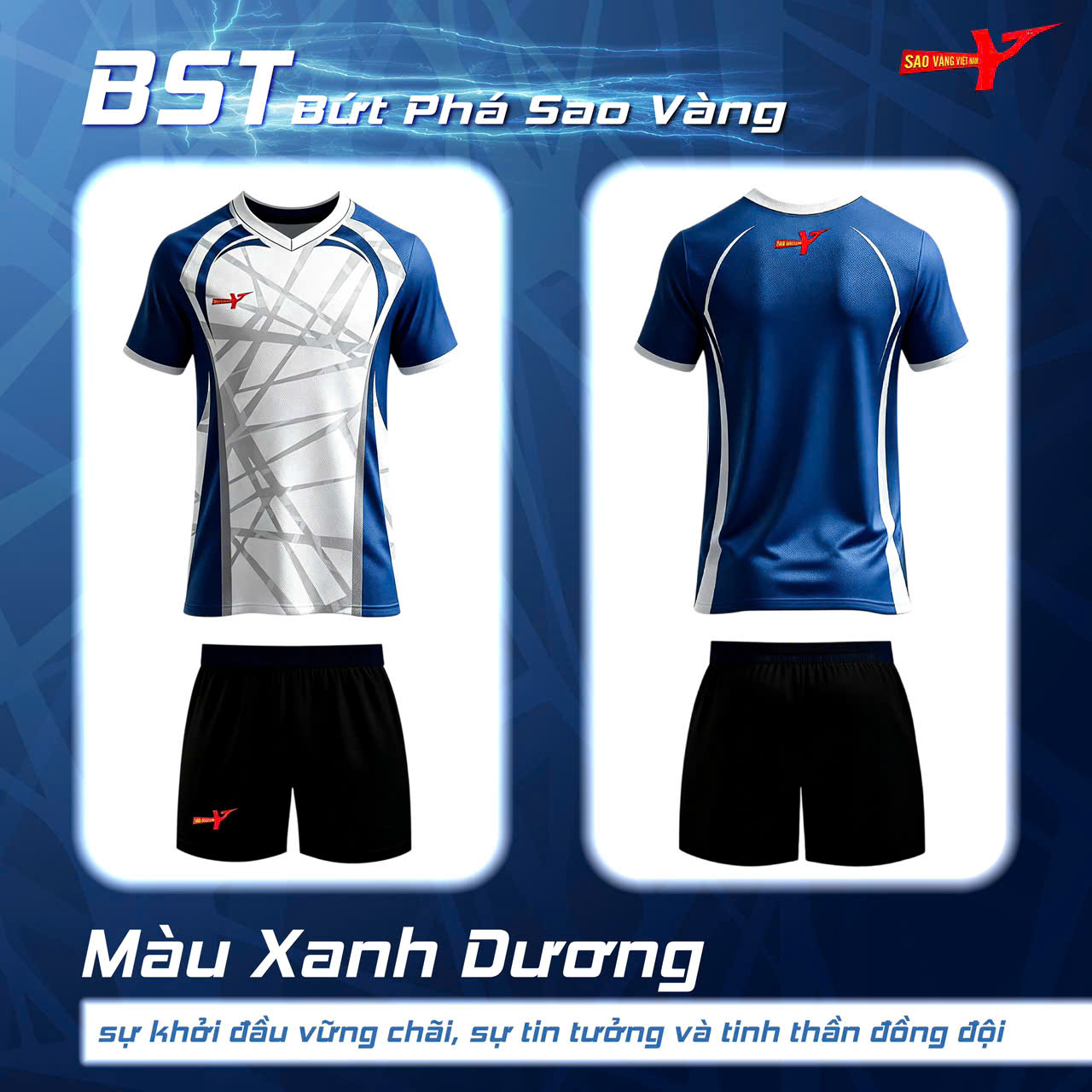 BỨT PHÁ SAO VÀNG - QUẦN ÁO BÓNG CHUYỀN
