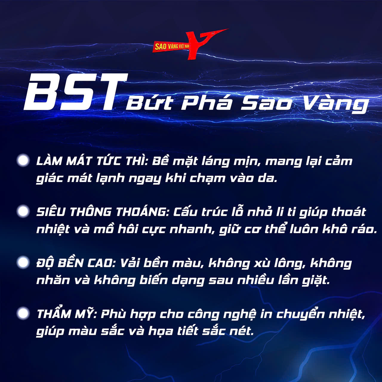 BỨT PHÁ SAO VÀNG - QUẦN ÁO BÓNG CHUYỀN