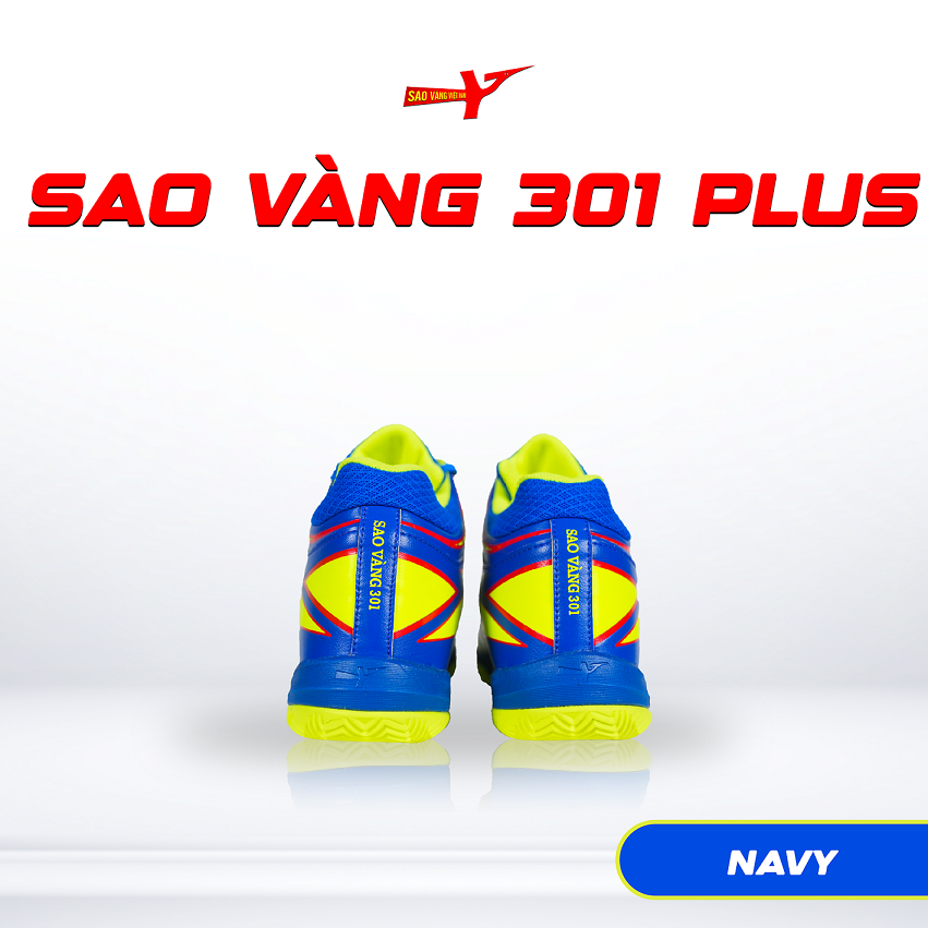 SAO VÀNG 301 PLUS NAVY - FREESHIP VÀ TẶNG KÈM 1 ĐÔI TẤT, 1 ĐÔI LÓT, 1 ĐÔI DÂY