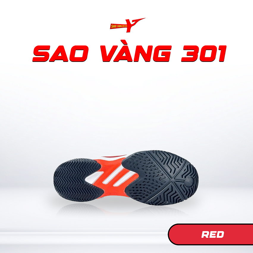 SAO VÀNG 301 RED - FREESHIP VÀ TẶNG KÈM 1 ĐÔI TẤT, 1 ĐÔI LÓT, 1 ĐÔI DÂY