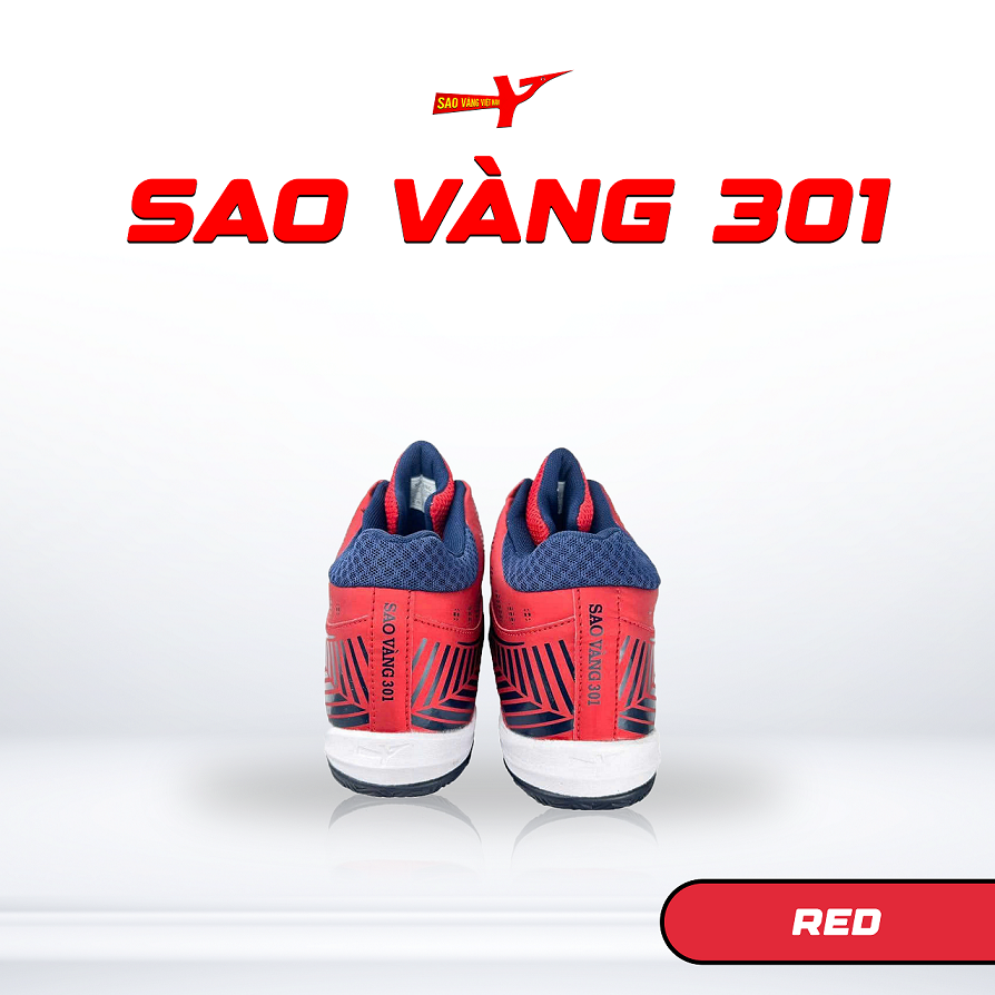 SAO VÀNG 301 RED - FREESHIP VÀ TẶNG KÈM 1 ĐÔI TẤT, 1 ĐÔI LÓT, 1 ĐÔI DÂY