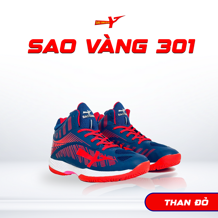 SAO VÀNG 301 THAN ĐỎ - FREESHIP VÀ TẶNG KÈM 1 ĐÔI TẤT, 1 ĐÔI LÓT, 1 ĐÔI DÂY