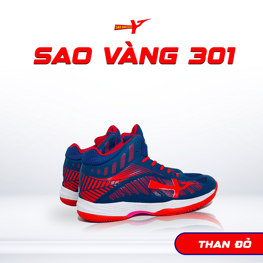 SAO VÀNG 301 THAN ĐỎ - FREESHIP VÀ TẶNG KÈM 1 ĐÔI TẤT, 1 ĐÔI LÓT, 1 ĐÔI DÂY
