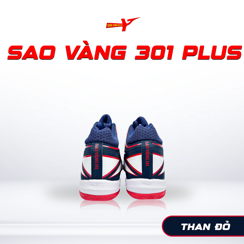 SAO VÀNG 301 PLUS THAN ĐỎ - FREESHIP VÀ TẶNG KÈM 1 ĐÔI TẤT, 1 ĐÔI LÓT, 1 ĐÔI DÂY