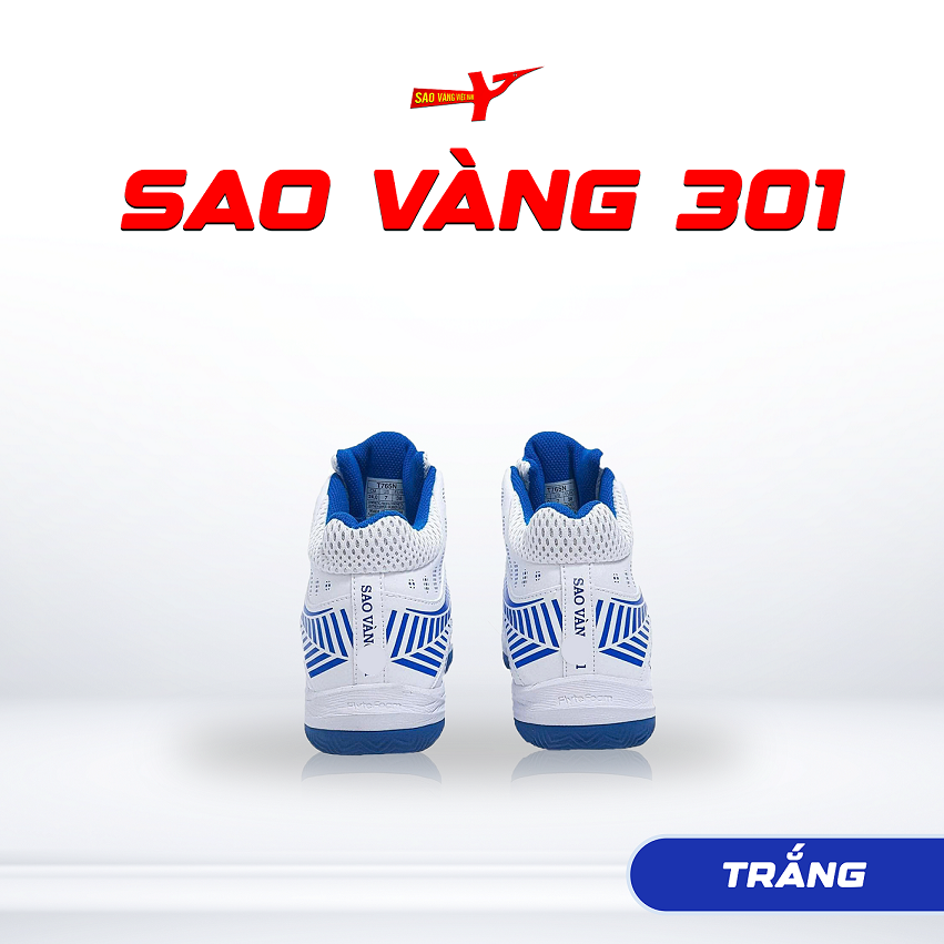 SAO VÀNG 301 TRẮNG MÂY BAY - FREESHIP VÀ TẶNG KÈM 1 ĐÔI TẤT, 1 ĐÔI LÓT, 1 ĐÔI DÂY