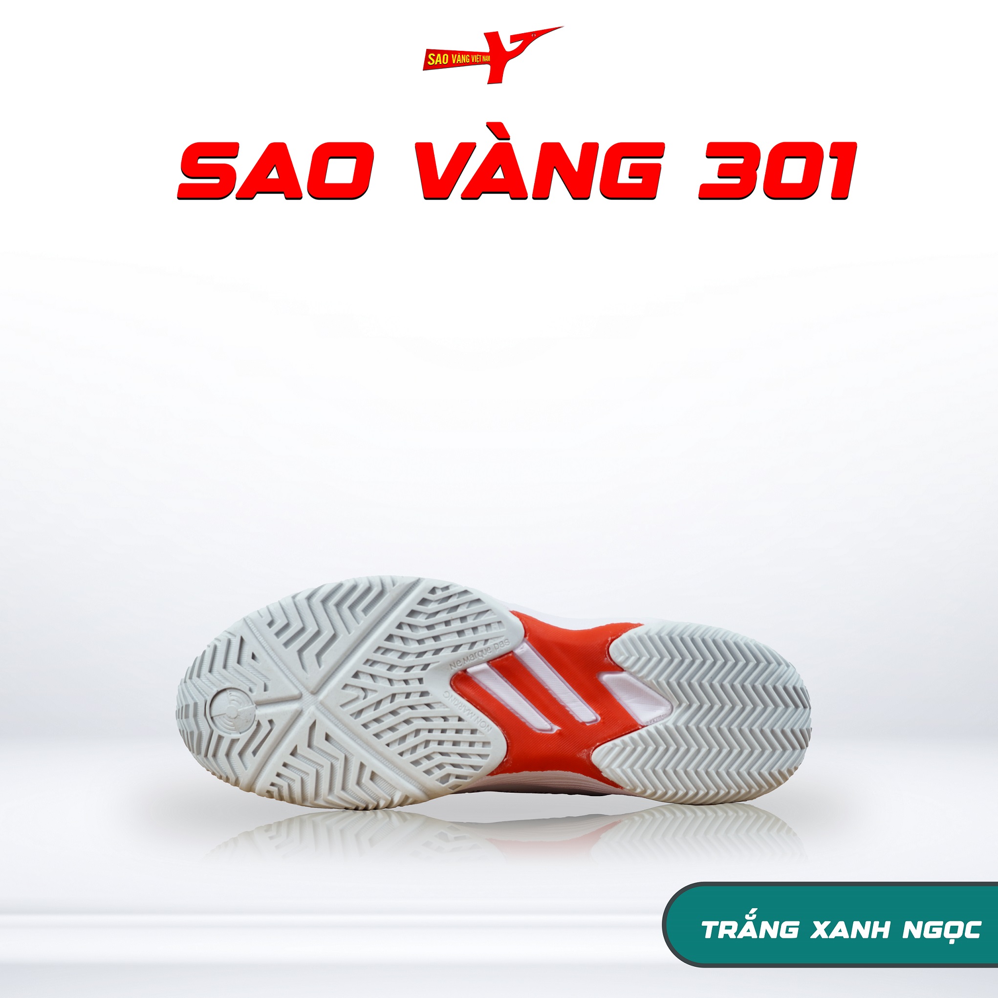 SAO VÀNG 301 TRẮNG XANH NGỌC - FREESHIP VÀ TẶNG KÈM 1 ĐÔI TẤT, 1 ĐÔI LÓT, 1 ĐÔI DÂY