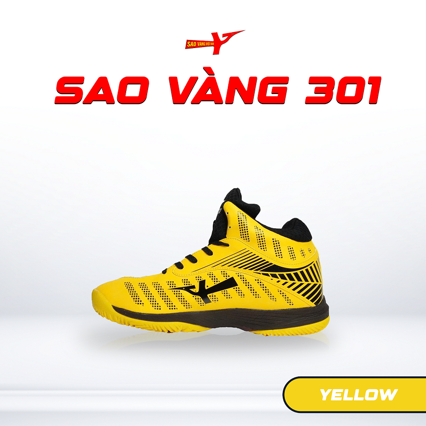 SAO VÀNG 301 YELLOW - FREESHIP VÀ TẶNG KÈM 1 ĐÔI TẤT, 1 ĐÔI LÓT, 1 ĐÔI DÂY
