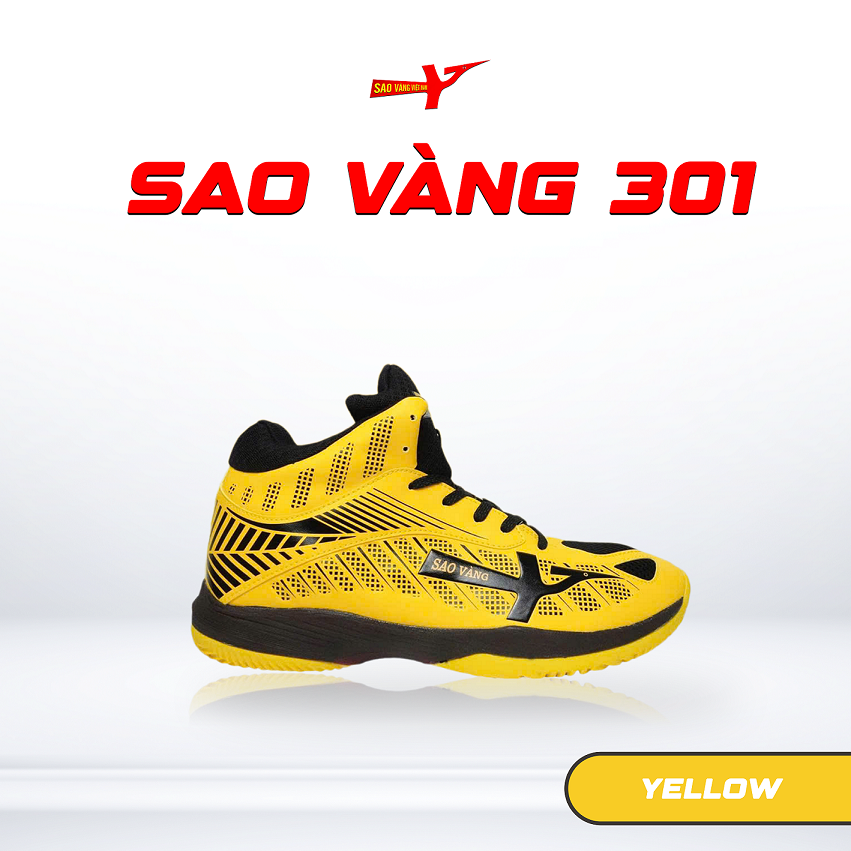 SAO VÀNG 301 YELLOW - FREESHIP VÀ TẶNG KÈM 1 ĐÔI TẤT, 1 ĐÔI LÓT, 1 ĐÔI DÂY
