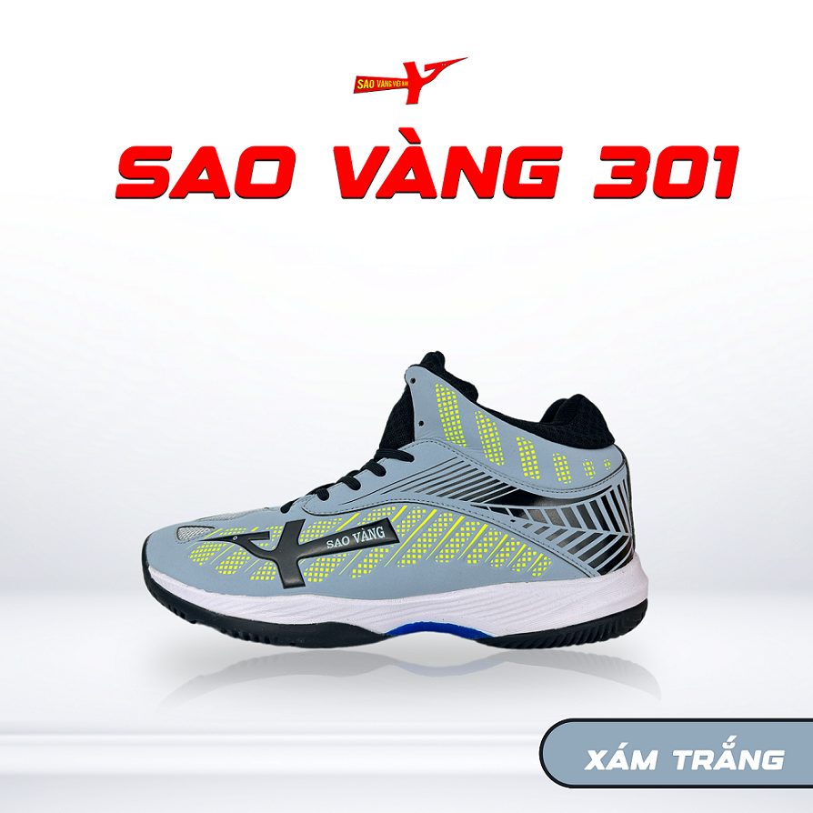 SAO VÀNG 301 XÁM TRẮNG - FREESHIP VÀ TẶNG KÈM 1 ĐÔI TẤT
