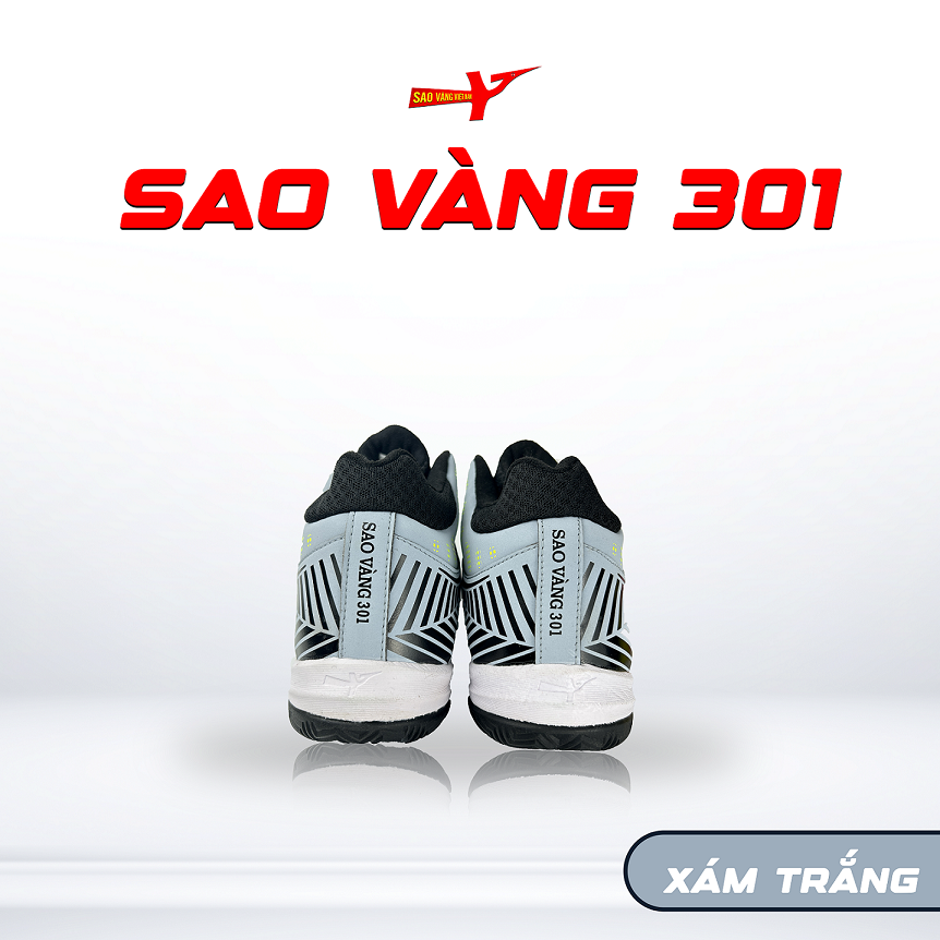 SAO VÀNG 301 XÁM TRẮNG - FREESHIP VÀ TẶNG KÈM 1 ĐÔI TẤT