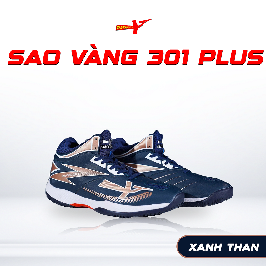 SAO VÀNG 301 PLUS XANH THAN - FREESHIP VÀ TẶNG KÈM 1 ĐÔI TẤT, 1 ĐÔI LÓT, 1 ĐÔI DÂY