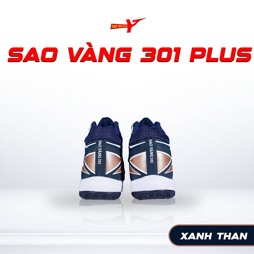 SAO VÀNG 301 PLUS XANH THAN - FREESHIP VÀ TẶNG KÈM 1 ĐÔI TẤT, 1 ĐÔI LÓT, 1 ĐÔI DÂY