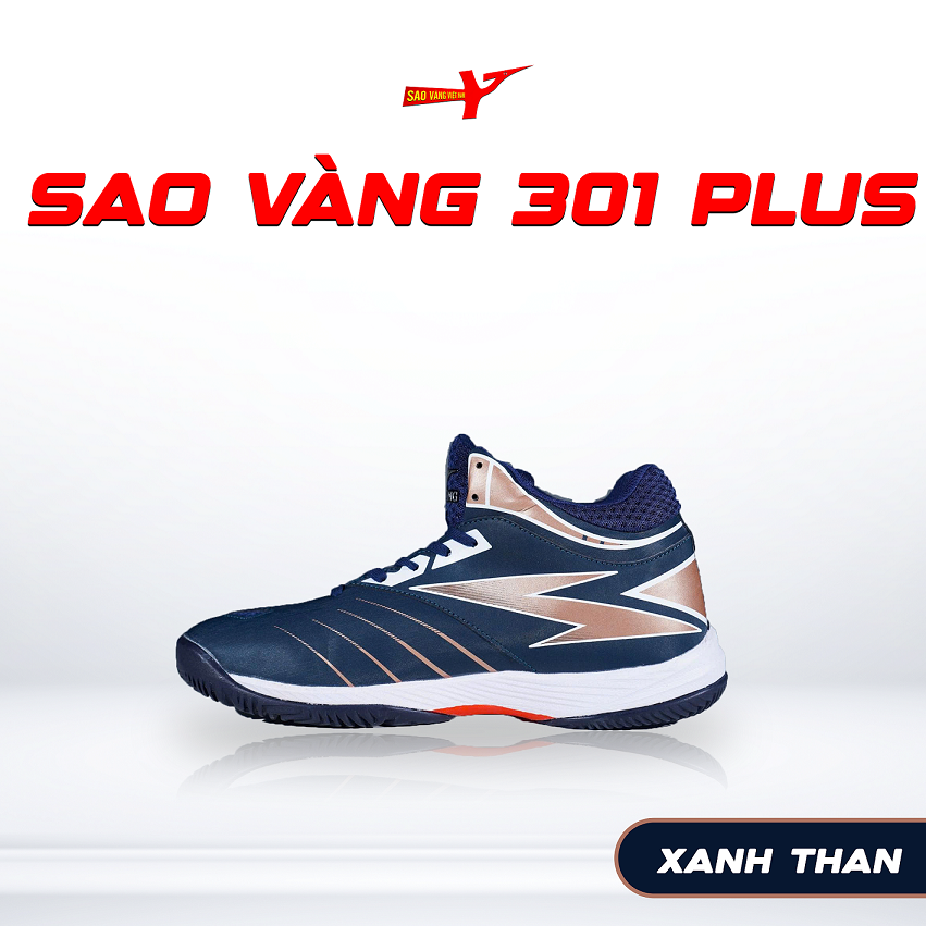 SAO VÀNG 301 PLUS XANH THAN - FREESHIP VÀ TẶNG KÈM 1 ĐÔI TẤT, 1 ĐÔI LÓT, 1 ĐÔI DÂY