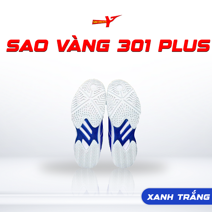 SAO VÀNG 301 PLUS XANH TRẮNG - FREESHIP VÀ TẶNG KÈM 1 ĐÔI TẤT