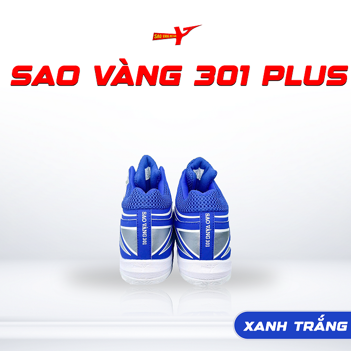 SAO VÀNG 301 PLUS XANH TRẮNG - FREESHIP VÀ TẶNG KÈM 1 ĐÔI TẤT