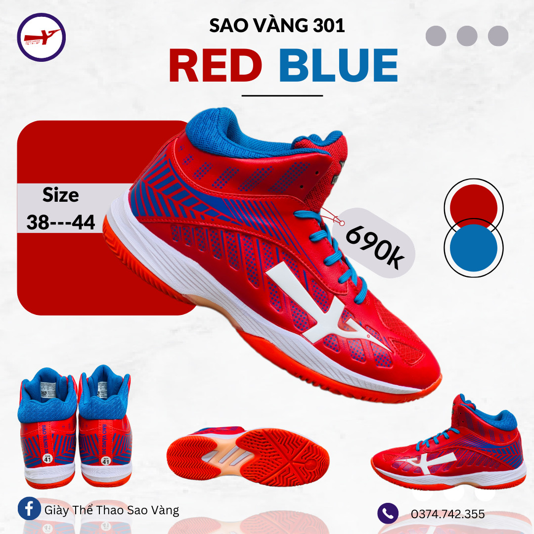 SAO VÀNG 301 RED BLUE