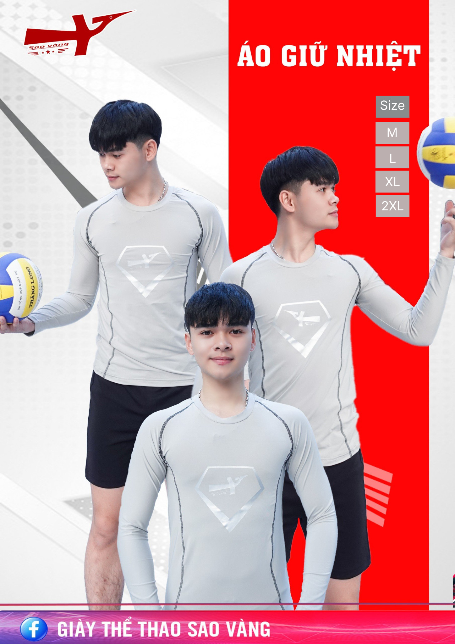 ÁO BODY GIỮ NHIỆT MÀU GHI