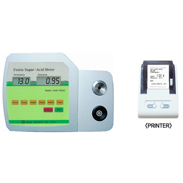 Máy đo độ ngọt và acid trái cây 6 chỉ tiêu GMK-706AC