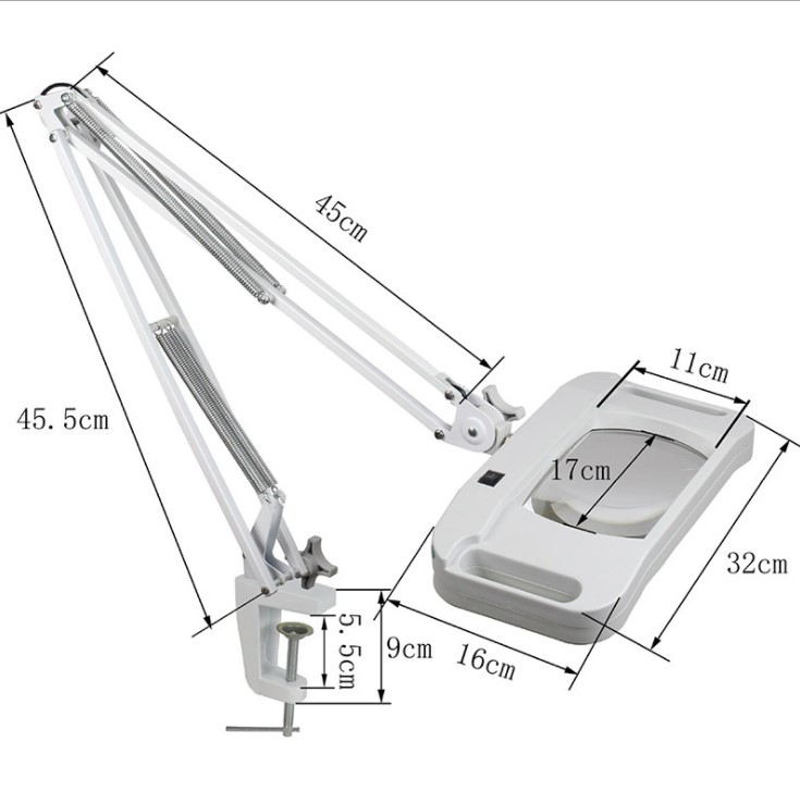 Kính lúp kẹp bàn LT-86G