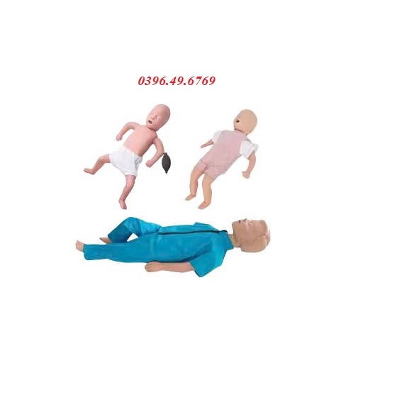 Mô hình ép tim thổi ngạt trẻ em 7-12 tuổi