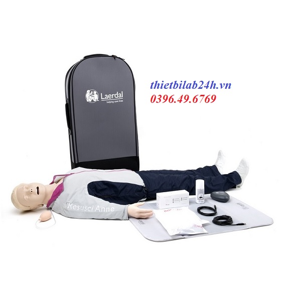 MÔ HÌNH HỒI SỨC CẤP CỨU TIM PHỔI NGỪNG TUẦN HOÀN CHO PHÉP ĐẶT NỘI KHÍ QUẢN 172-01260 LAERDAL