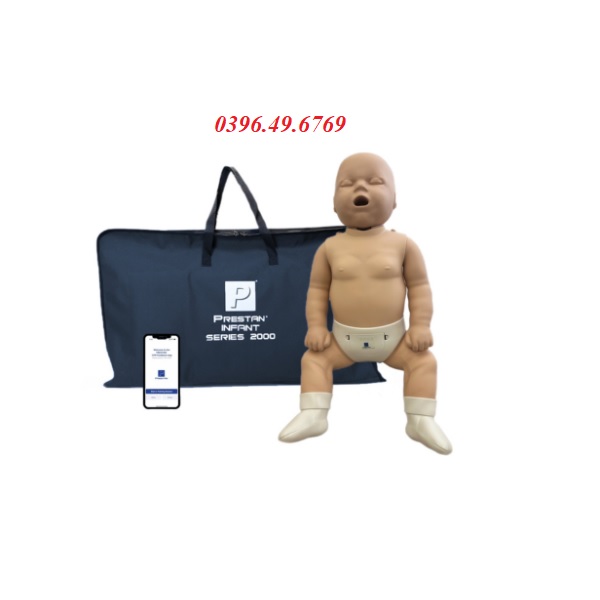Mô hình hồi sức tim phổi CPR trẻ sơ sinh có kết nối điện tử PP-IM-2000-1-MS