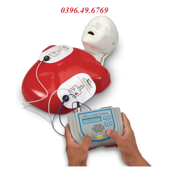 BỘ MÔ HÌNH HỒI SỨC TIM PHỔI BÁN THÂN CPR KÈM MÁY SỐC TIM NGOÀI TỰ ĐỘNG ...