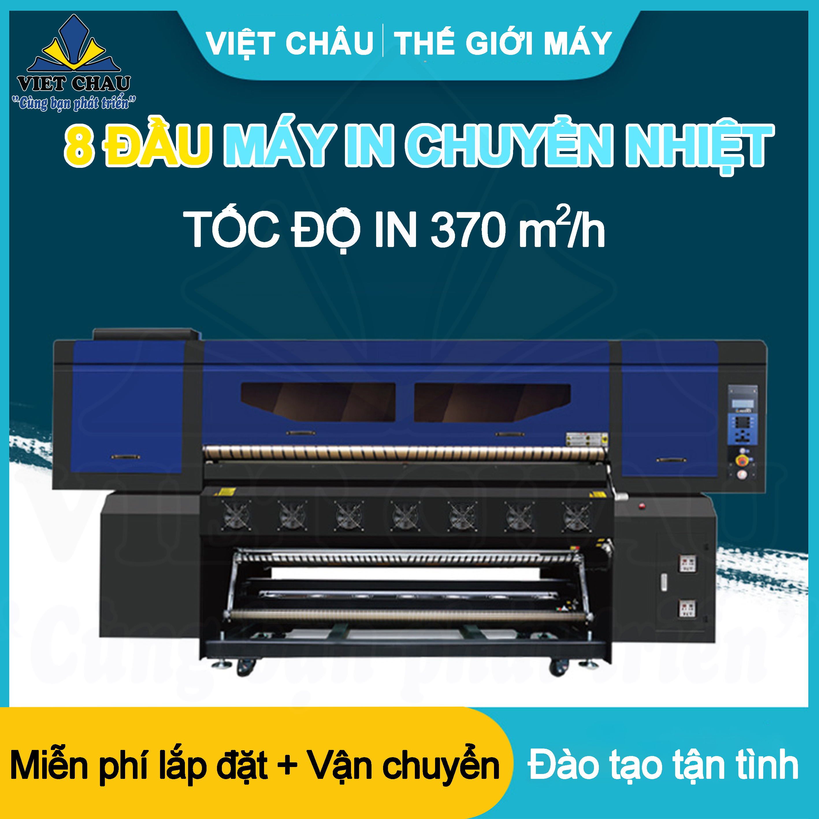 Máy in chuyển nhiệt 8 đầu in Epson I3200