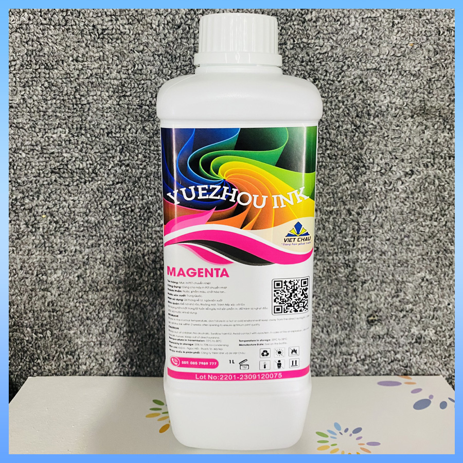 MỰC IN PET DTF MÀU ĐỎ ĐẦU PHUN 4720, I3200, 5113, XP600, I1600 THỂ TÍCH 1000ML