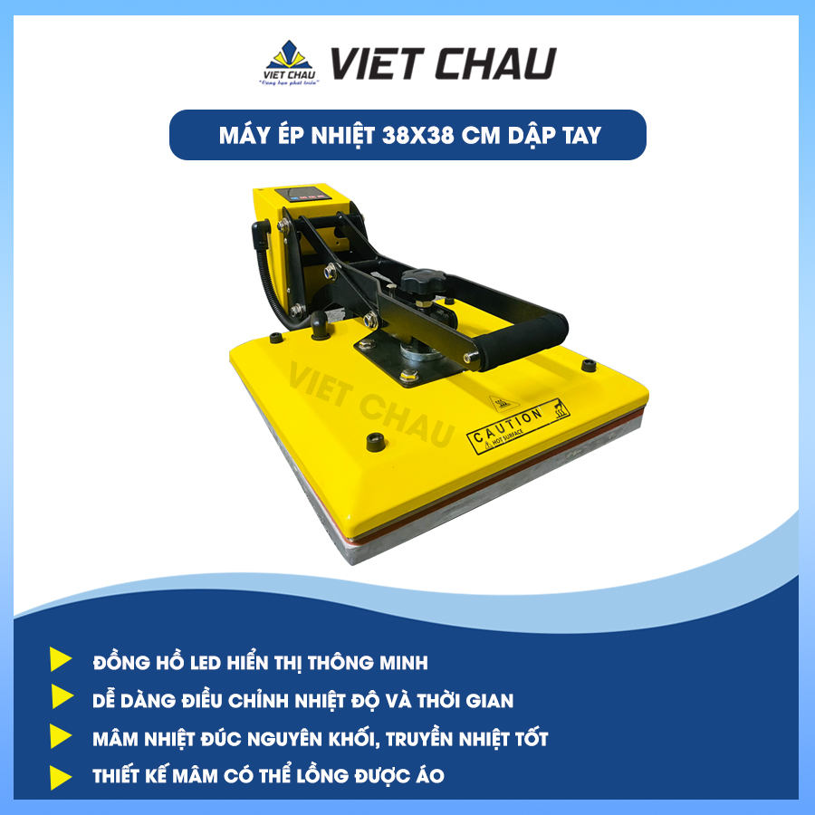 MÁY ÉP NHIỆT DẬP TAY 38x38CM