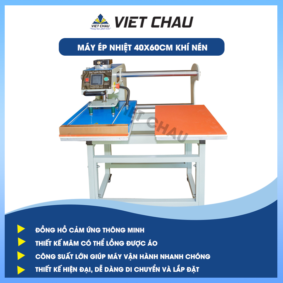 MÁY ÉP NHIỆT 40x60cm KHÍ NÉN