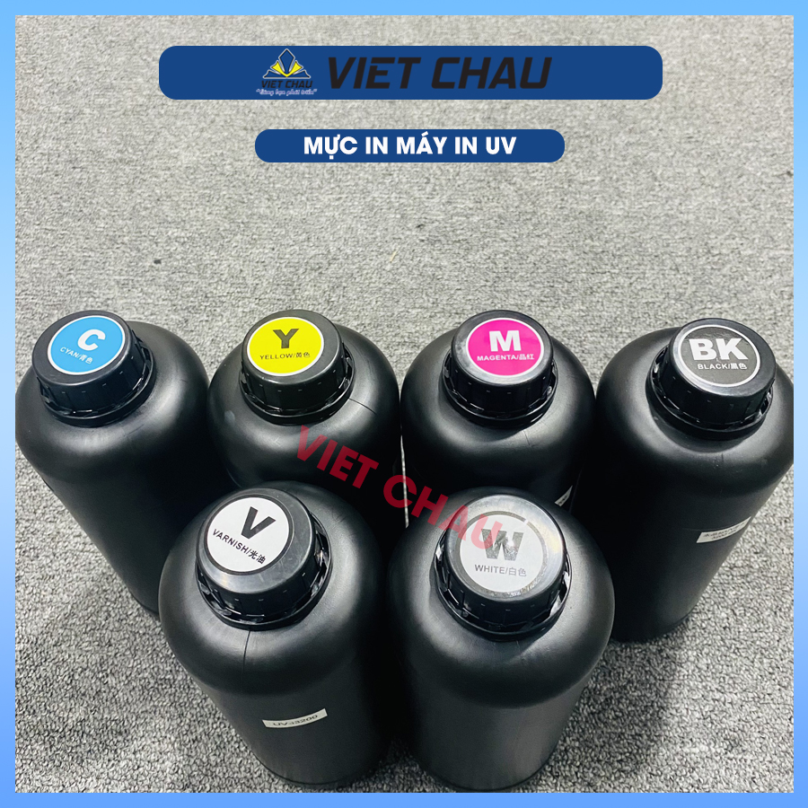 BỘ MỰC ĐẦY ĐỦ MÁY IN UV