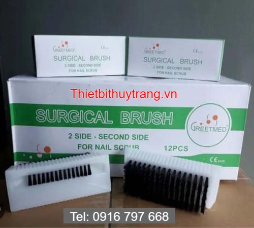 Bàn Chải Rửa Tay Phẫu Thuật 2 Mặt Greetmed