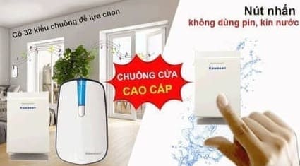Chuông cửa không dây cao cấp KW-DB818 không dùng Pin