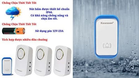 Chuông cửa không dây Kawasan DB668D