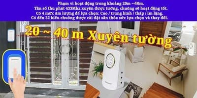 Chuông cửa thông minh không dây DB668D
