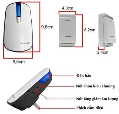 Chuông cửa thông minh không dây DB818