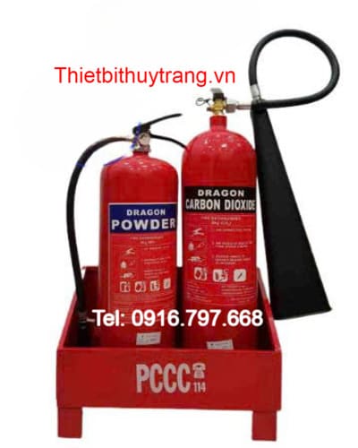 Kệ Đôi Để Bình Chữa Cháy